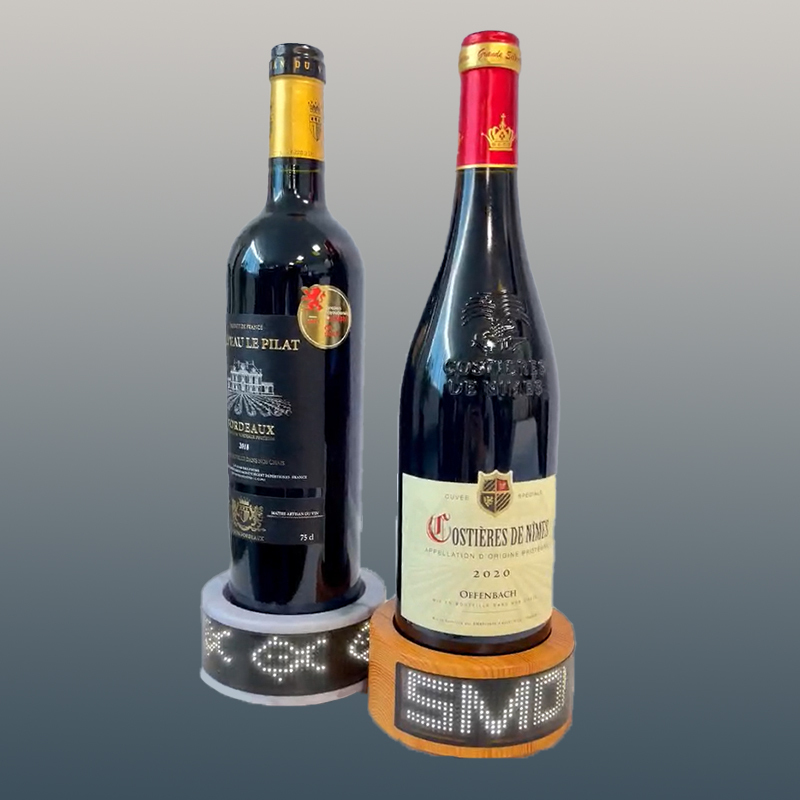 Portabottiglie da vino a LED